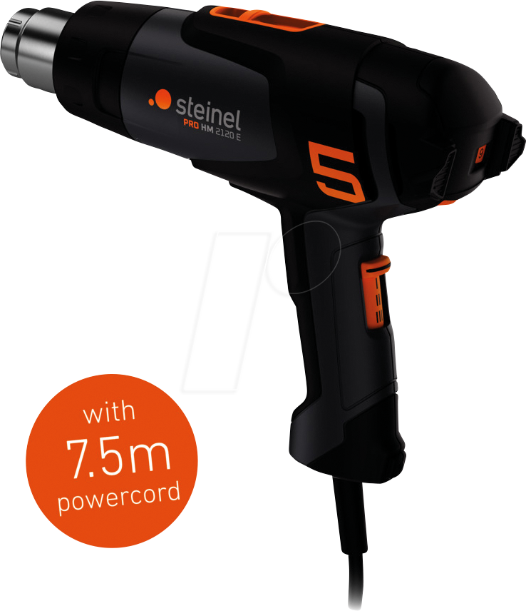 STEINEL 089641 - Heißluftgebläse HM 2120 E, 7.5 m Kabel