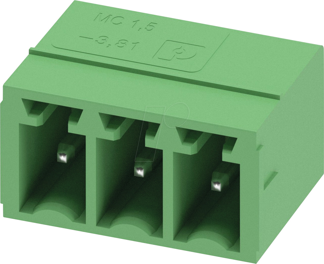 MC 3 G 3,81 - Leiterplatten-Grundleiste, 3-polig, 3,81 mm