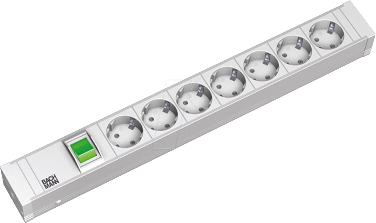 Thumbnail - BACH 333.000 - Steckdosenleiste, 19'', 7-fach