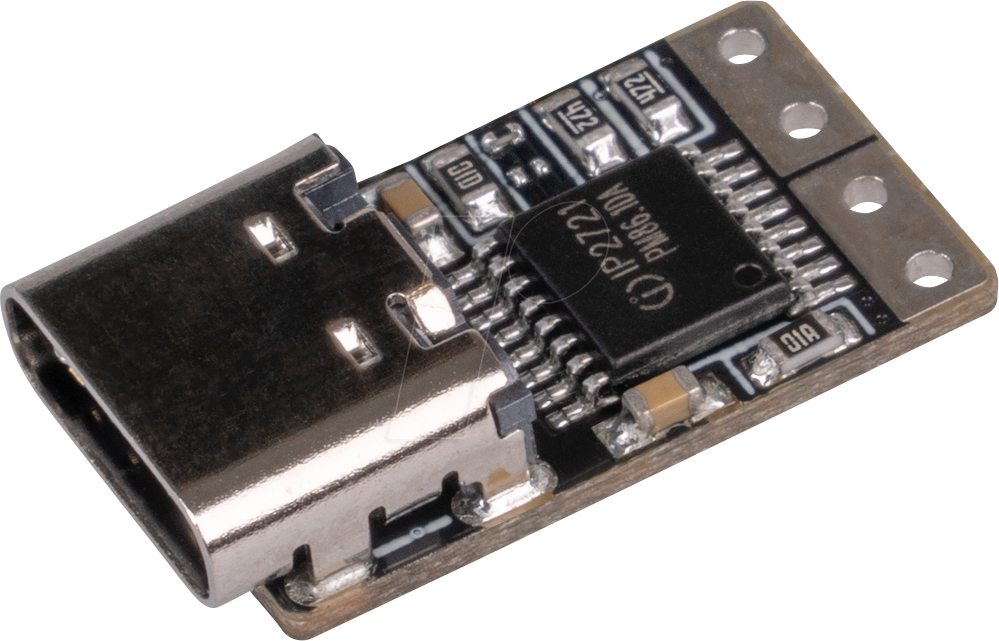 DEBO USB-PD 5 - Entwicklerboards - USB-PD Trigger-Modul, USB-C auf Lötpads