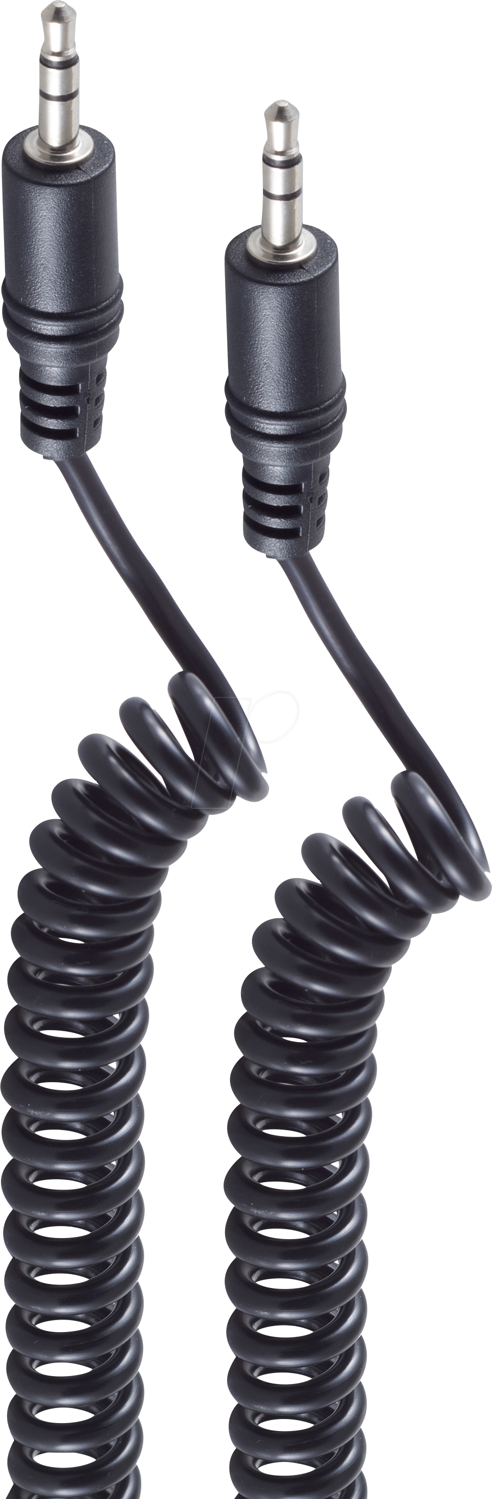 SHVP BS30813 - Kabel Klinke, 3,5 mm, 3-Pin, Spiral, 2,5 m