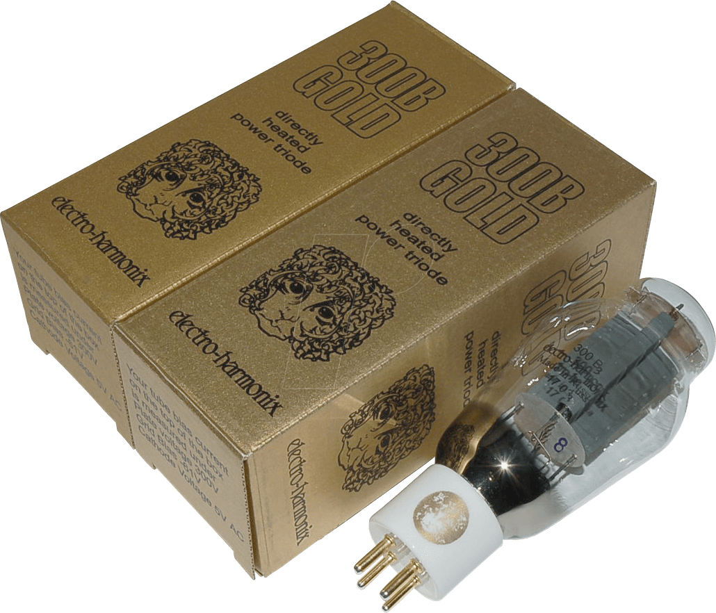 TUBE 300BEH X2 - Elektronenröhre, direkt geheizte Triode, 4-pol, matched Pair