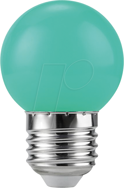 SCHI L027241223 - LED-Lampe E27, 1 W, Filament, grün