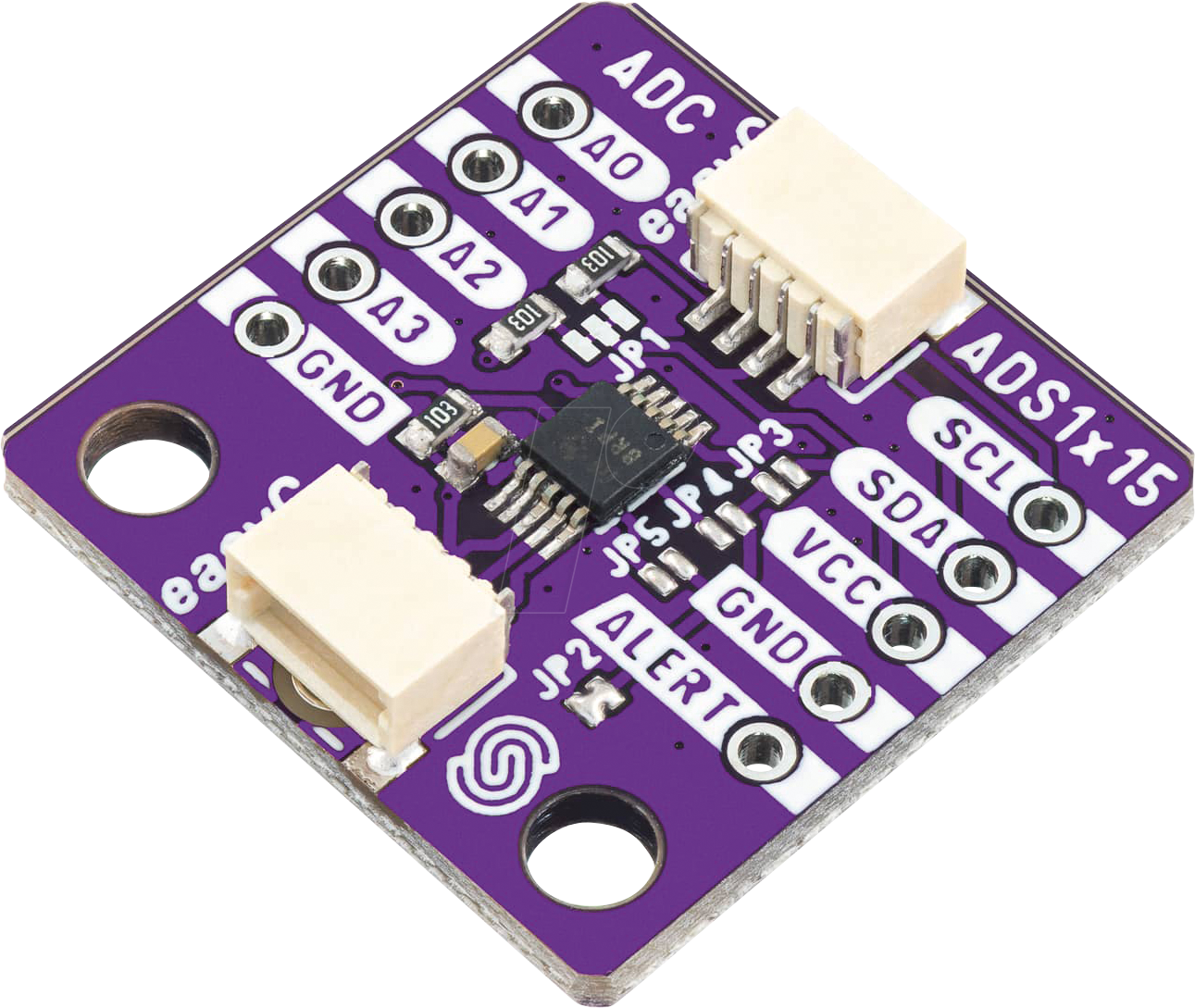 DEBO ADC 12BIT - Entwicklerboards - ADC, 4 Kanal, 12-Bit, ADS1015