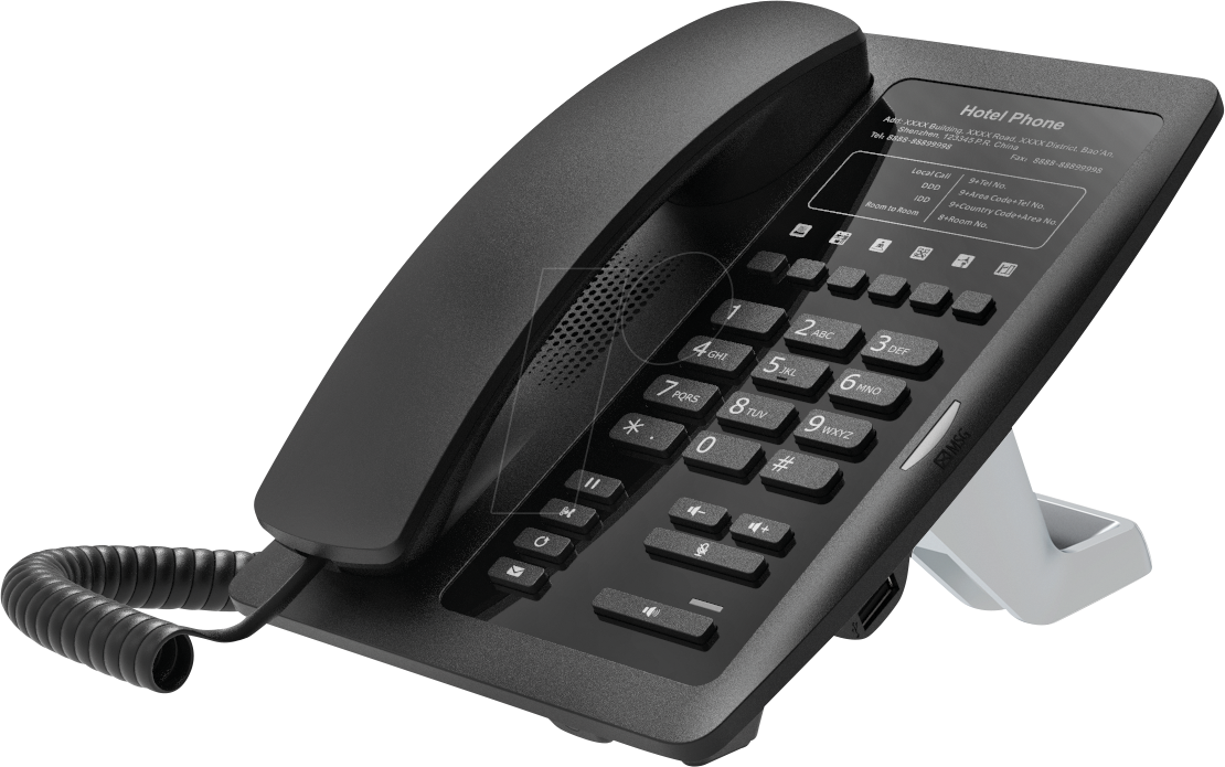 FANVIL H3B - Hotel IP-Telefon, schwarz