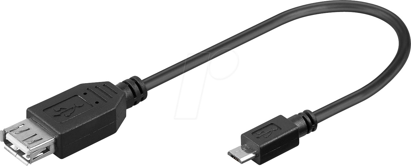 AD USB OTG ABMB - OTG Kabel USB Micro B Stecker auf USB 2.0 A Buchse