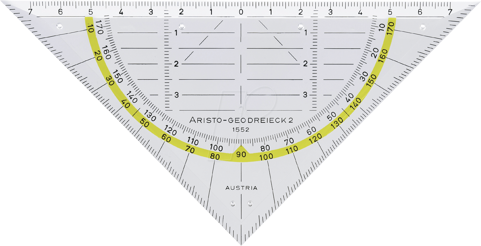 AR 1552 - Geodreieck, Hypotenuse-Länge 160 mm