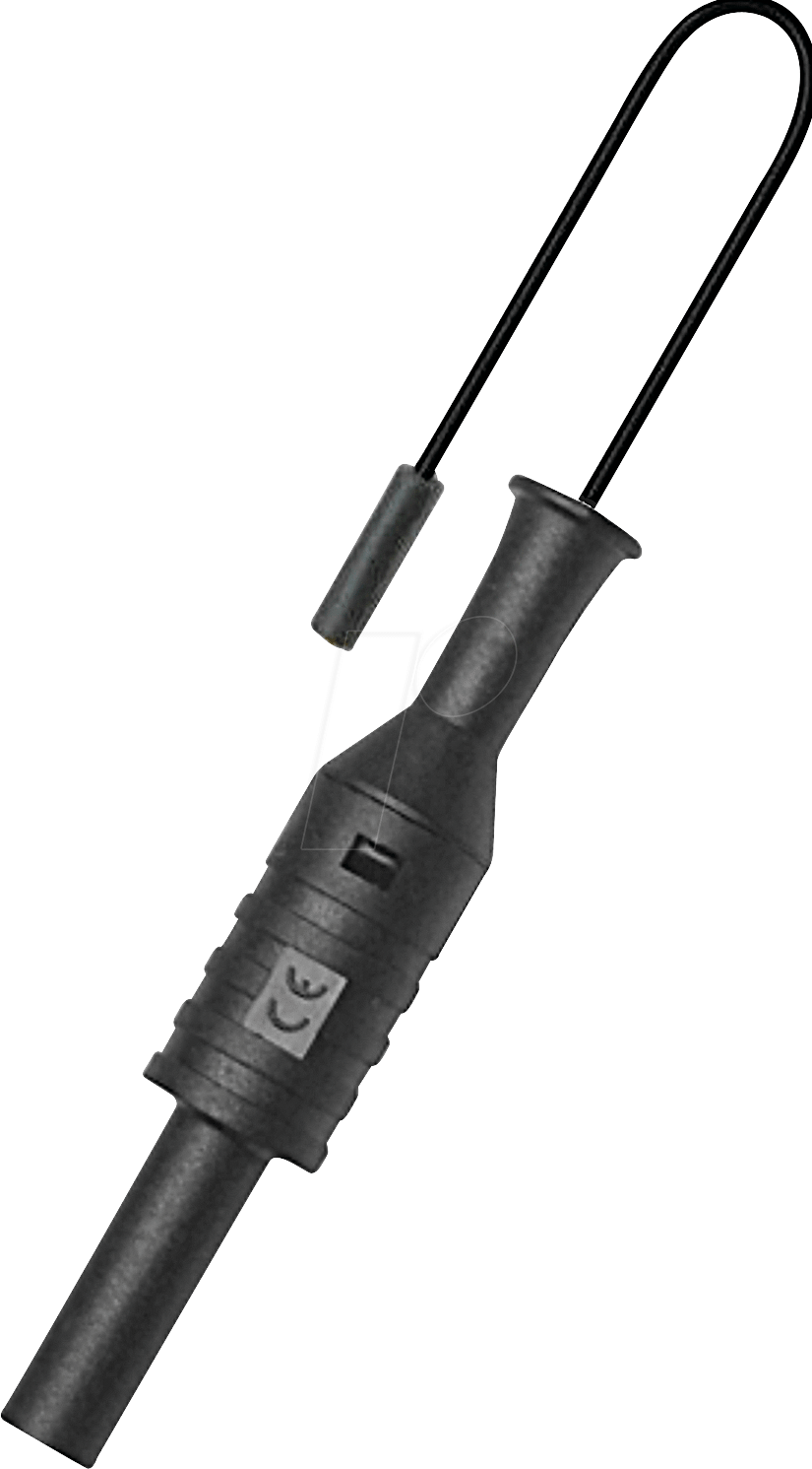 ML 6822-10 SW - 2mm Anschlussadapter, schw., für Challenger-Clip