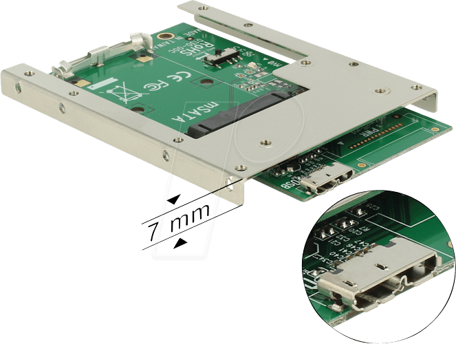 DELOCK 62468 - Konverter USB 3.0 > mSATA