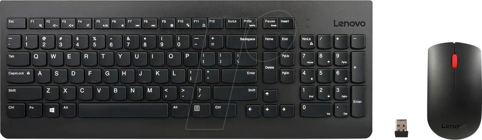 LENOVO 30M39472 - Tastatur-/Maus-Kombination, Funk, schwarz
