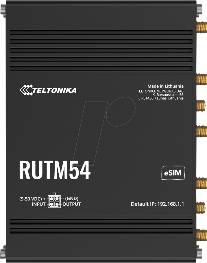 TELTONIKA RUTM54 - 5G Router, WLAN, Telit-Modem