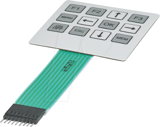 PHOE 2203566 - Folientastatur, 4x3 Tasten