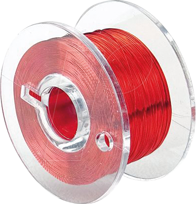 DON LD10-7 - Cu Lackdraht, Ø 0,10mm, 100m, orange