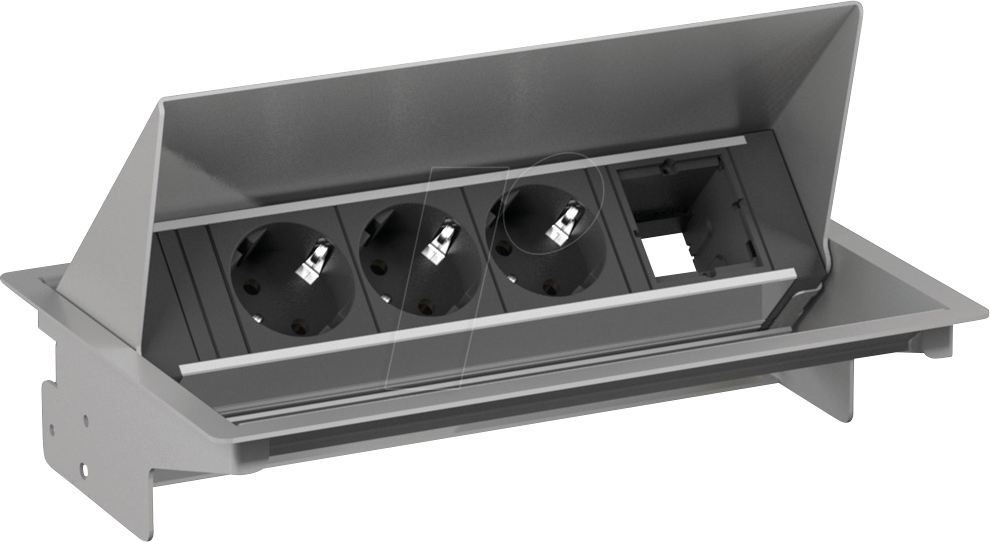 Thumbnail - BACH 900.400 - CONEO SET 3x Schutzkontakt 1x ABD, silberfarben