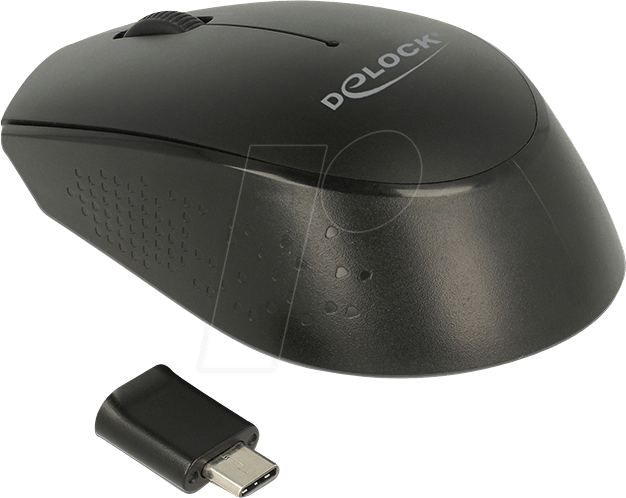 DELOCK 12526 - Maus (Mouse), Funk, Notebook, USB Type-C