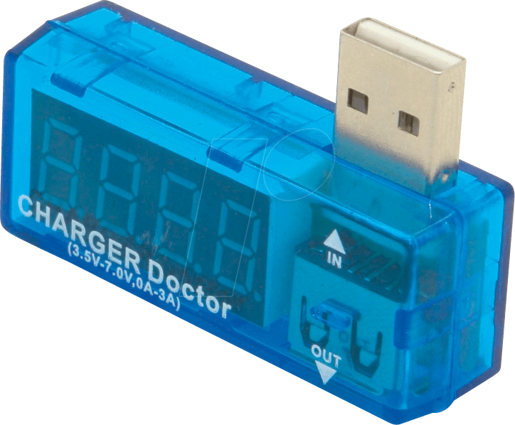 RPI USB METER1 - Raspberry Pi - Ampere-/Voltmeter, 1-fach, USB