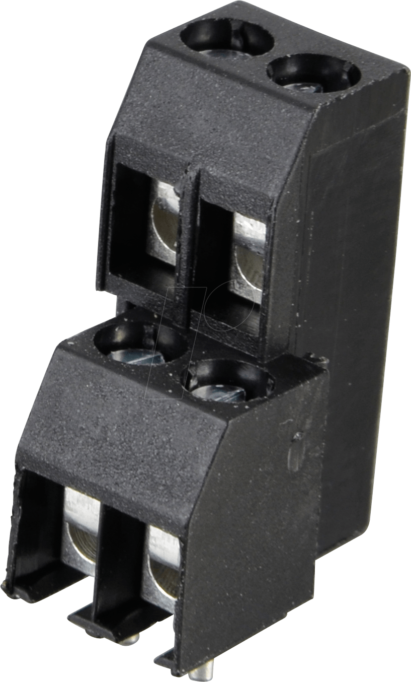 AKL 267-04 - Doppelstockklemme, 4-pol, Ø 1,5 mm, RM 3,5