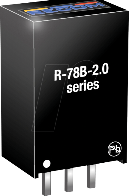 R-78B12-20 - DC/DC-Wandler R-78, 15-32 Vin, Single, 12 Vout, 2000 mA, SIP3