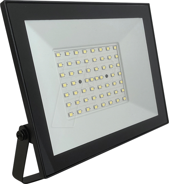 VT-23990 - LED-Flutlicht, 50 W, 4700 lm, 6500 K, schwarz, IP65