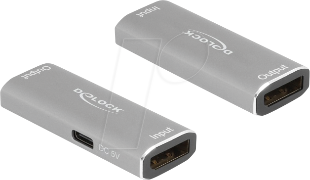 DELOCK 11504 - DisplayPort 1.4 Repeater, 8K 30Hz, 20 m