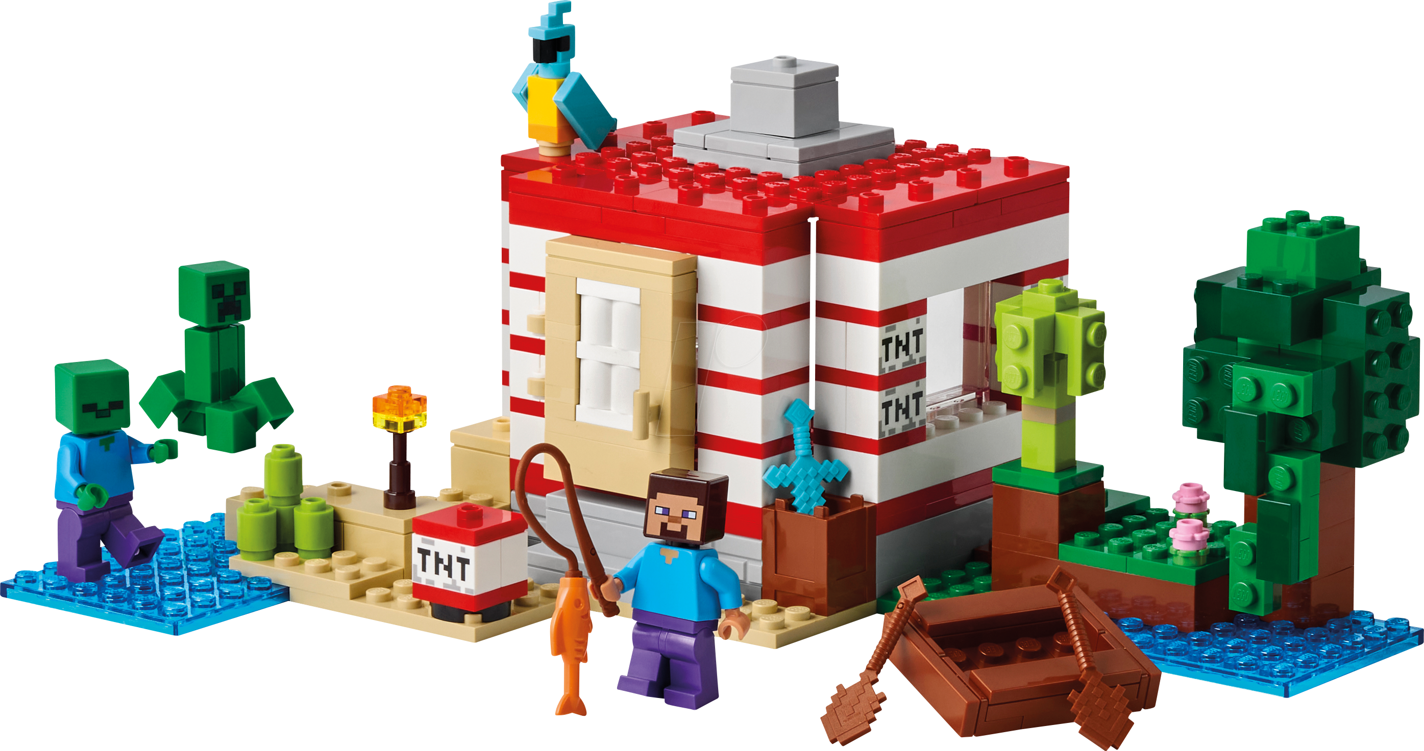 LEGO 21275 - LEGO® Minecraft® - Das TNT-Dschungelhaus