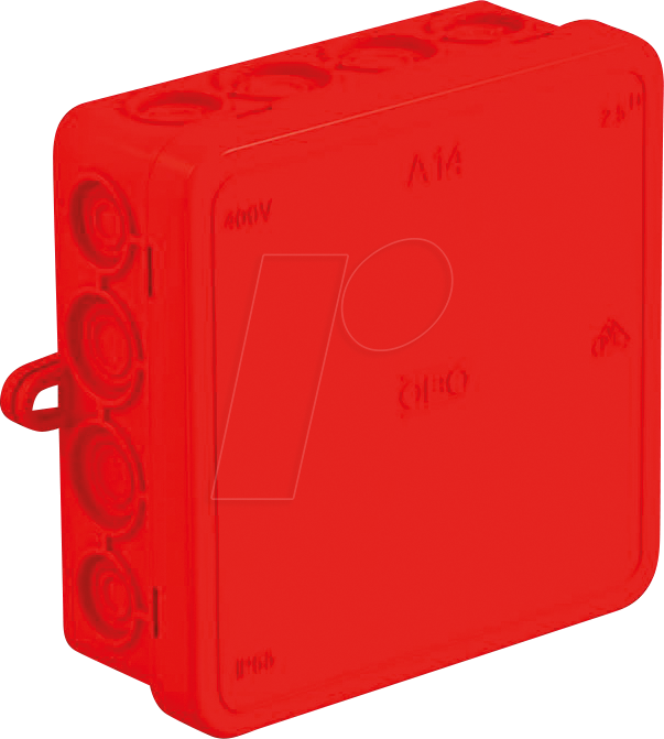 OBO 2000386 - Kabelabzweigkasten A 14, rot