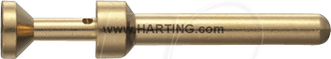 HAN 933 6117 - Kontakt-Stift, 0,14 - 0,37mm², Kupfer, vergoldet