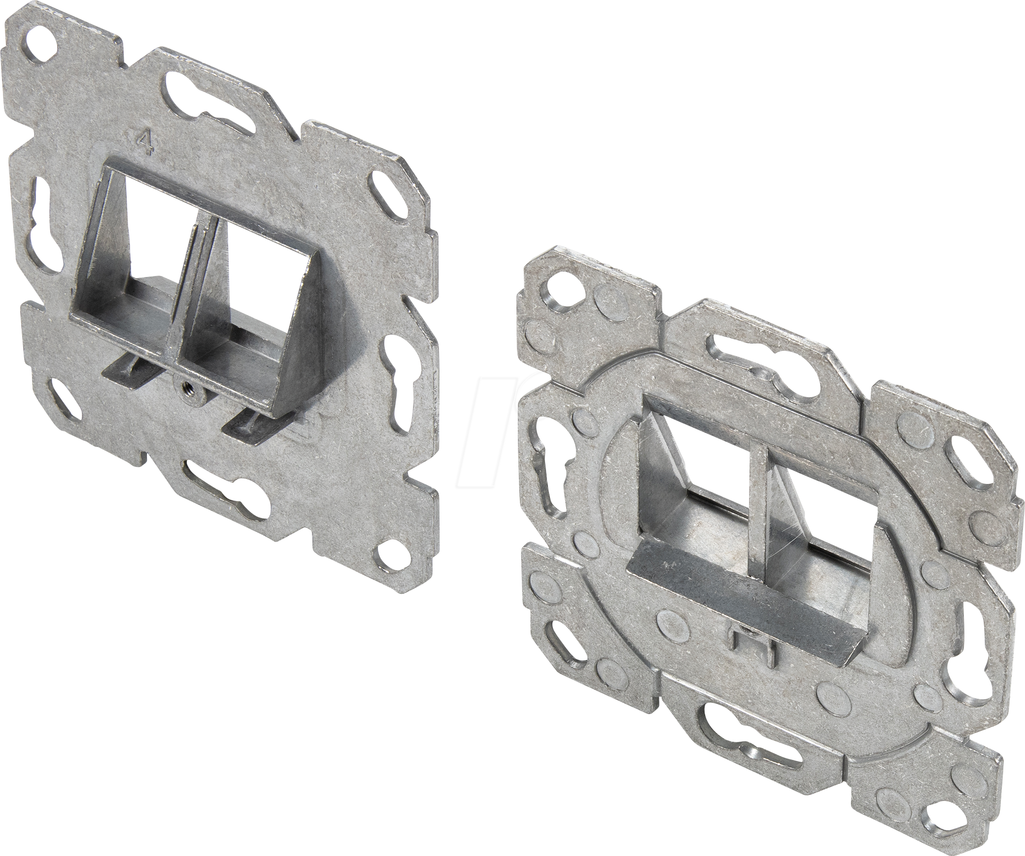 TTL 1800-02MP - Montagerahmen für 2x Keystonemodule, unbestückt