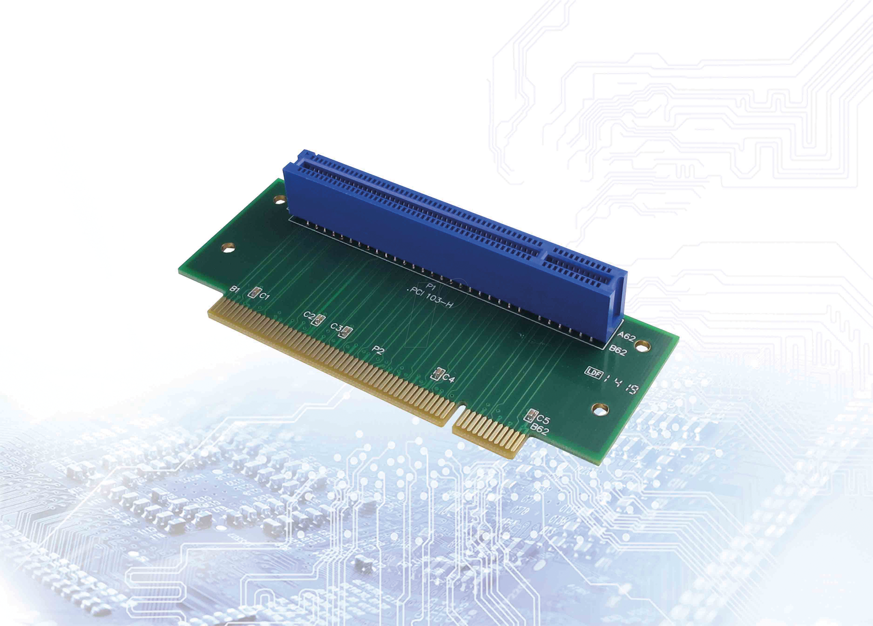 IT88885398 - Riser Karte PCI, links gewinkelt 90°