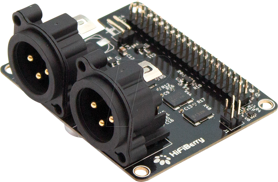 RPI HB DAC2 PROX - Raspberry Pi Shield - HiFiBerry DAC2 Pro XLR