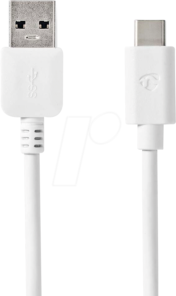 N CCGW61600WT10 - USB 5 Gb/s Kabel, A-Stecker > C-Stecker, 1m, Weiß