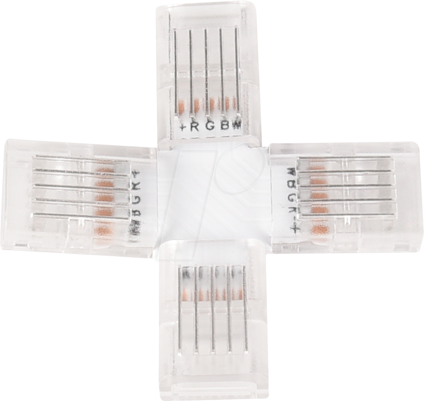 ELED 900223 - LED-Streifen Verbinder, X-förmig, 5 polig, für 10 mm RGB LED-Str