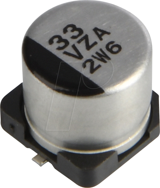 EEHZA 33U 35A - ELKO-Polymere Hybrid SMD, 33 µF, 35 V, 6,3x6,1 mm