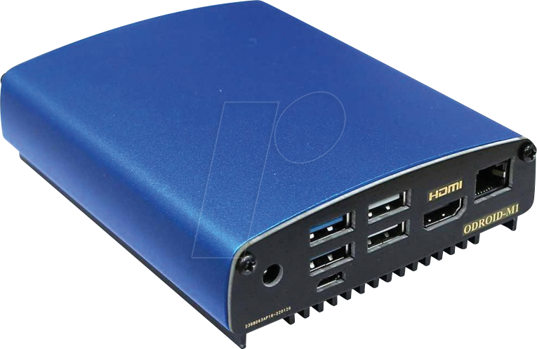 ODRO CASE MC M1 - Gehäuse für Odroid M1, Alu, schwarz