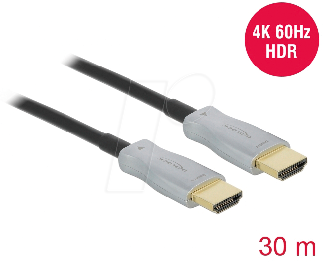 Thumbnail - DELOCK 85049 - Aktiv Optisches HDMI Kabel (AOC), 4K 60 Hz, 30 m