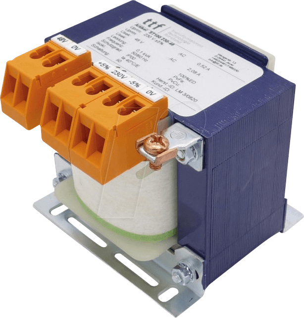 TTF STE 100/48 - Steuertransformator, 100VA, 230/48V