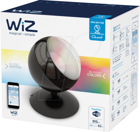 WIZ 14730199 - WiZ Quest Black