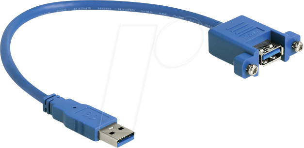 DELOCK 86994 - USB 5 Gb/s Kabel, A Stecker auf Buchse, Einbau, 25 cm