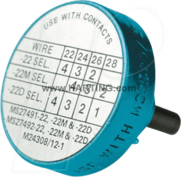 HAN 999 9531 - Positionierer, für D-Sub Einzelkontakte