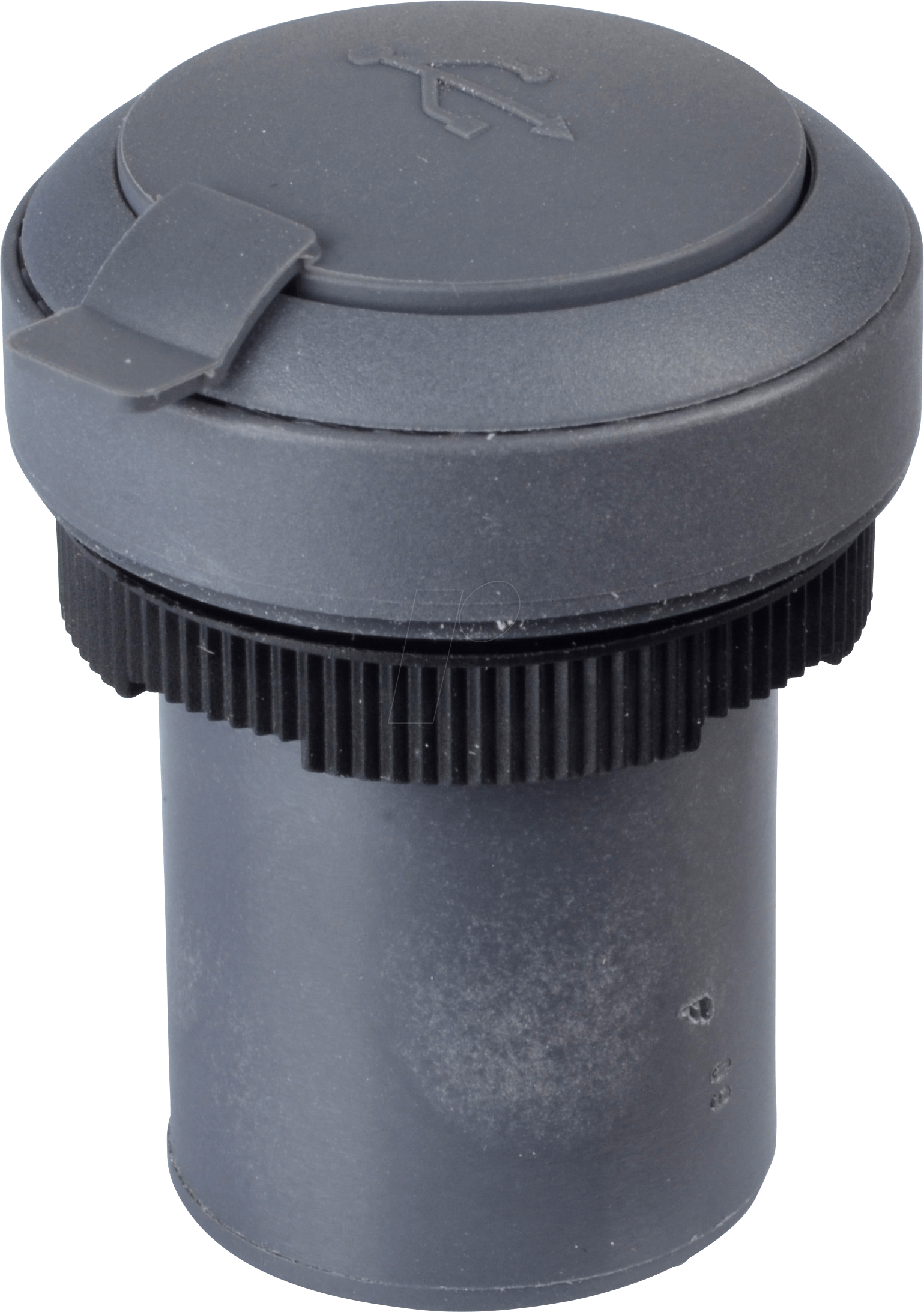 RAFI 40.13.94 - FS+ 22 - USB-Durchführung - rund, schiefergrau