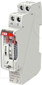 ABB AD1NO-15M - Analoge Zeitschaltuhr Tagesprogramm 15-min-Takt, 1 Schließer