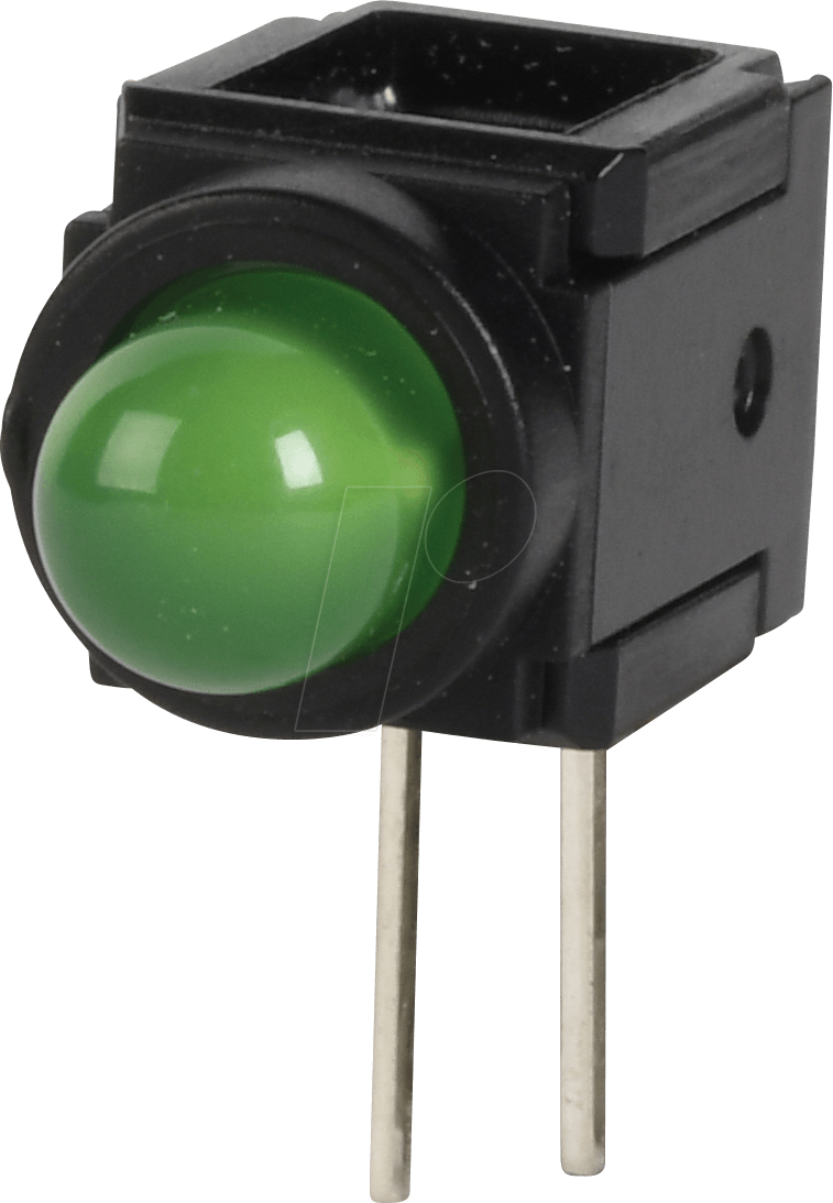 SCH 351281 - LED-Baustein, grün, 5 mm, 8 mcd, 140°