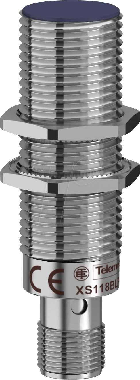 XS118BHPAM12 - indk. Näherungssensor PNP Schließer, Sn 8 mm, M18 Gewinde