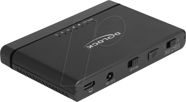 DELOCK 64190 - Copy/Dock Station 1x M.2 NVMe. 1x 2,5''/3,5'' SATA, USB 3.1