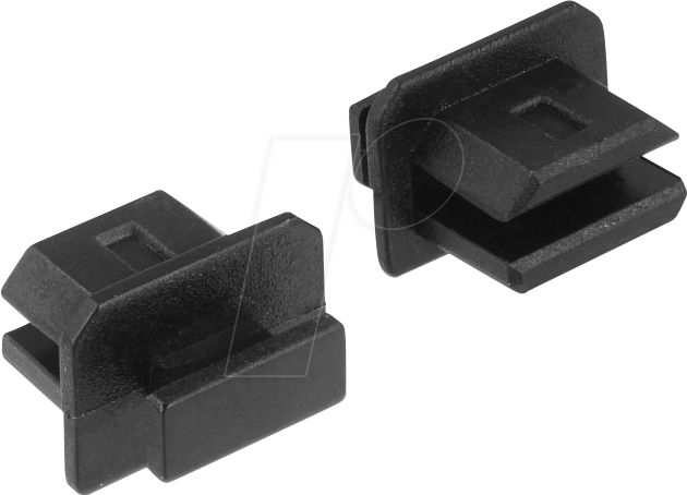 DELOCK 64026 - Staubschutz, mini DisplayPort Buchse mit Griff, 10 Stück, schwar