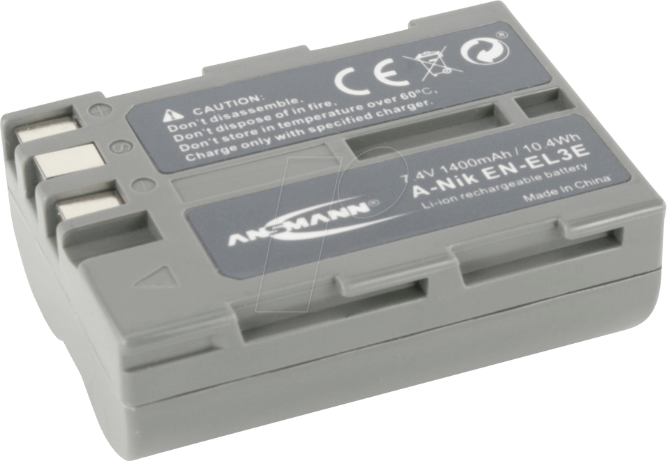 ANS 5044073 - Akku, Digitalkamera, kompatibel, 1400 mAh, Nikon