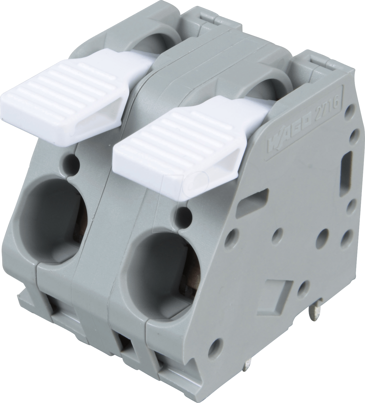 WAGO 2716-202 - Hochstrom-Klemmleiste, RM 15,0 mm, 76A, 2-pol