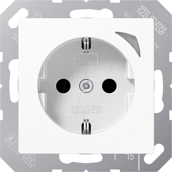 JG BTA1521SWW - Schaltbare Bluetooth Steckdose, alpinweiß