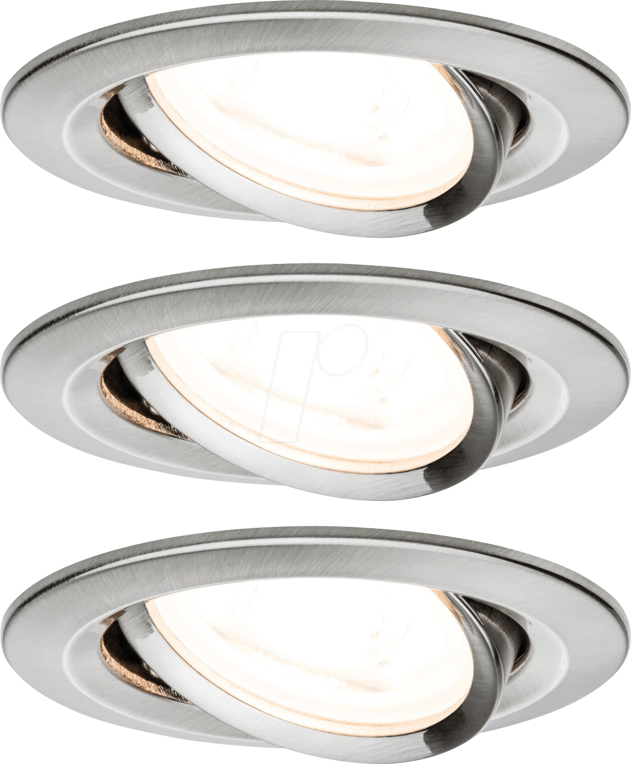 PLM 93465 - Einbauleuchte LED Nova 3 x 6,5 W, 2700 K, eisen