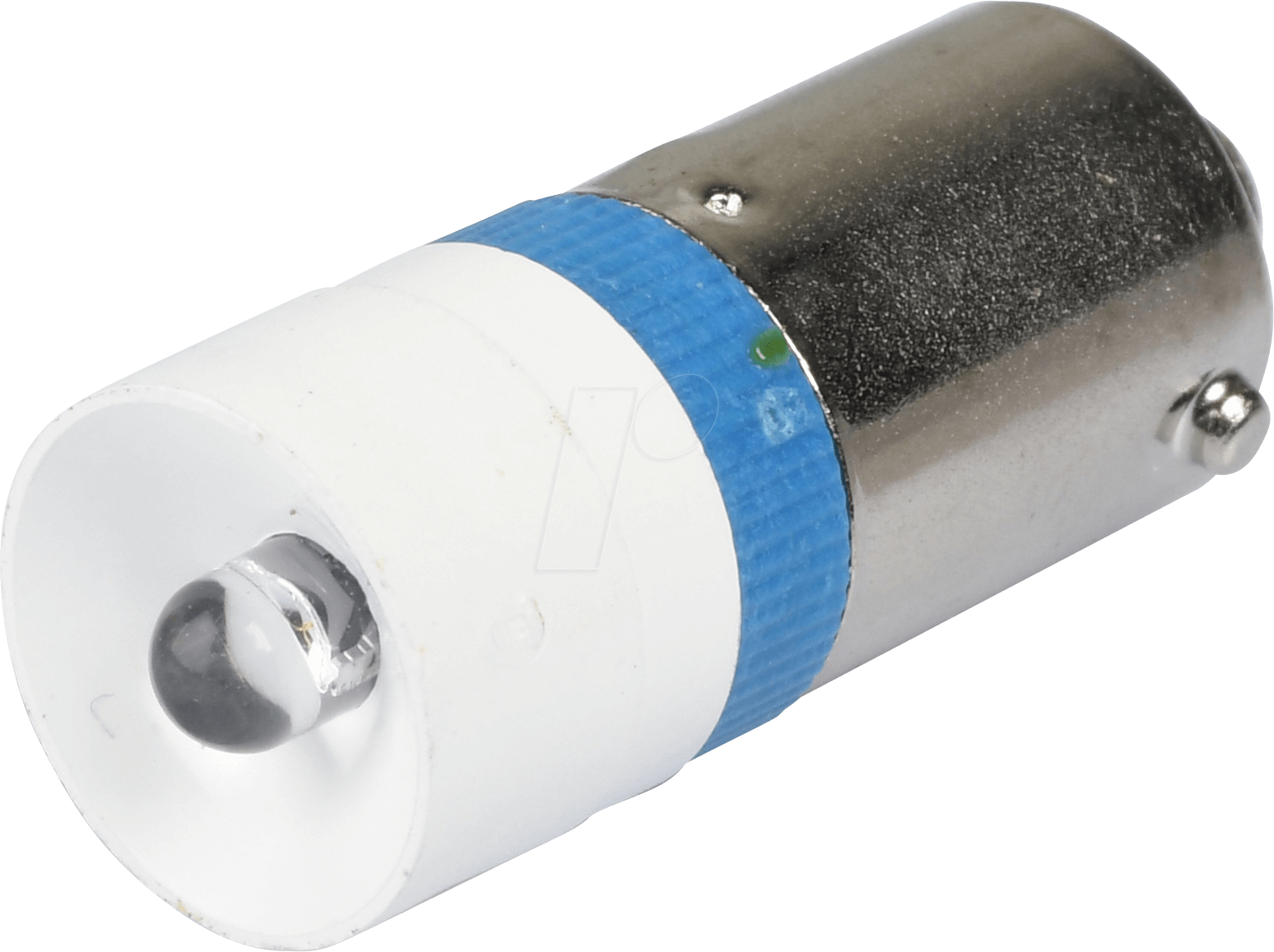 MEDB 2548BR - Reflektor-LED, BA9s, blau, 230 V, 1500 mcd, Ø10 mm, 50°